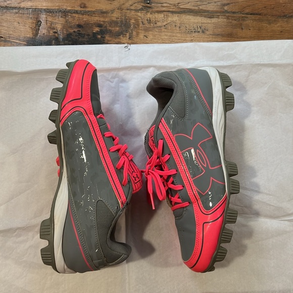 Under Armour  Gray/Pink Athletic Shoes - Picture 5 of 5